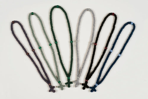 100 Knot Wool Prayer Rope—Small Knots