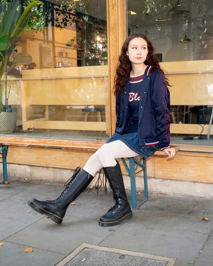 1B60 Bex Pisa Leather Knee High Boots