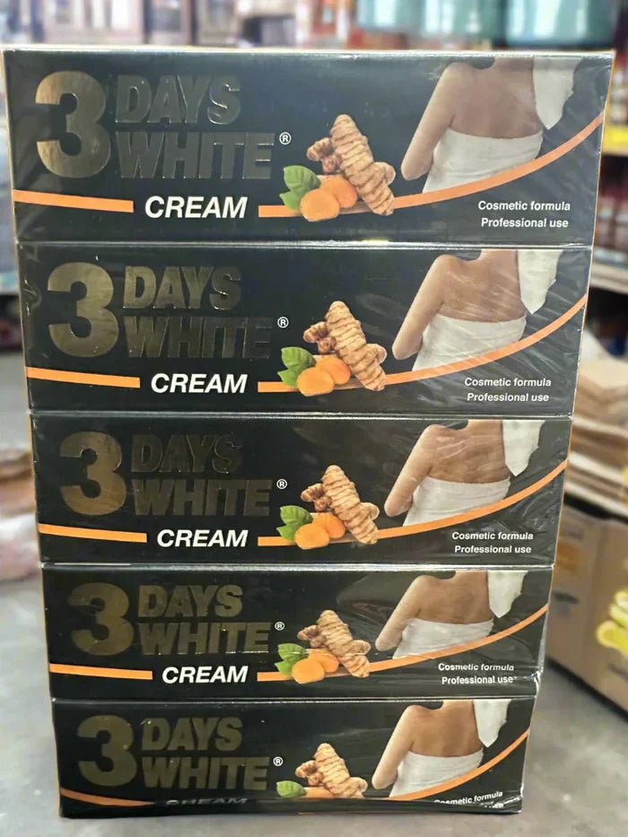 3 Days White Cream Turmeric and Carrot Pack of 3