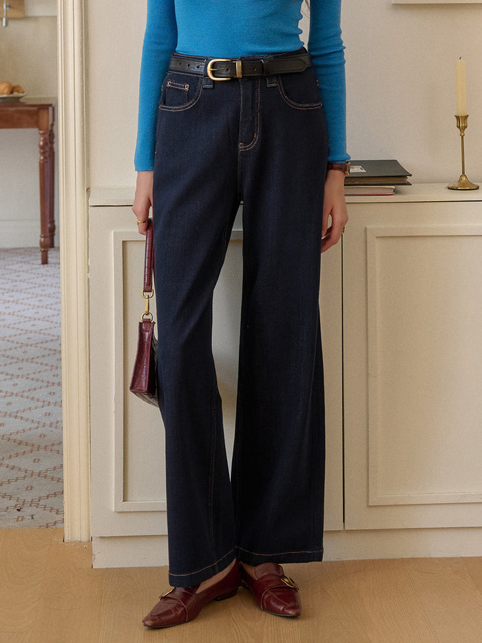 Alexis Straight Lyocell Cotton Jeans