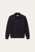 Arlino Quarter Zip Knit Black