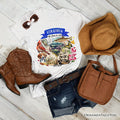Artistic Virginia State Themes and Landmarks T-Shirt, Tee for History and Travel Lovers T-Shirts OrnamentallyYou White XS