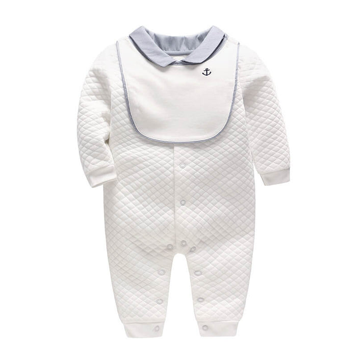 Baby Boys Soft Breathable Formal Romper | Cotton Baby Gentleman Romper