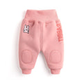 Baby Winter Plus Velvet Big PP Pants | Baby Fleece Lined Pants