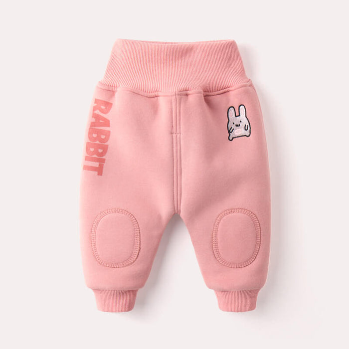 Baby Winter Plus Velvet Big PP Pants | Baby Fleece Lined Pants