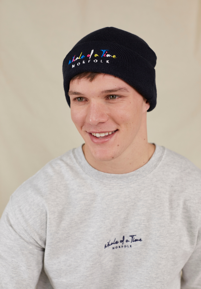Basics Men's Beanie - Navy - Whale Of A Time Clothing