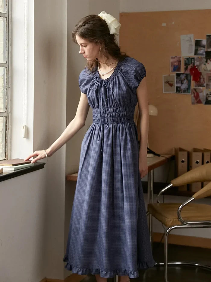 Baylee Round Neck 100% Cotton Dress