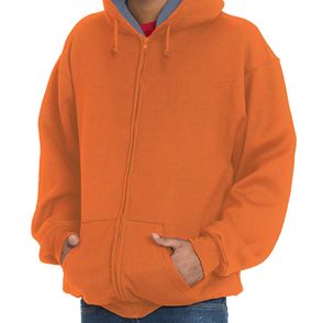Bayside Super Heavy Thermal-Lined Full-Zip Hooded Sweatshirt