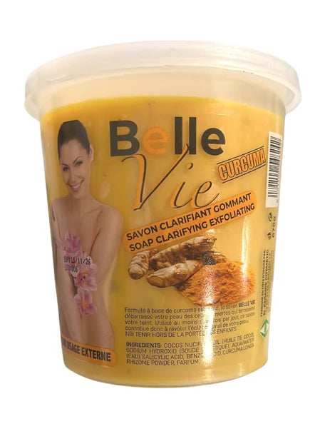 Belle Vie Curcuma Soap Clarifying Exfoliating 670g BELLE VIE