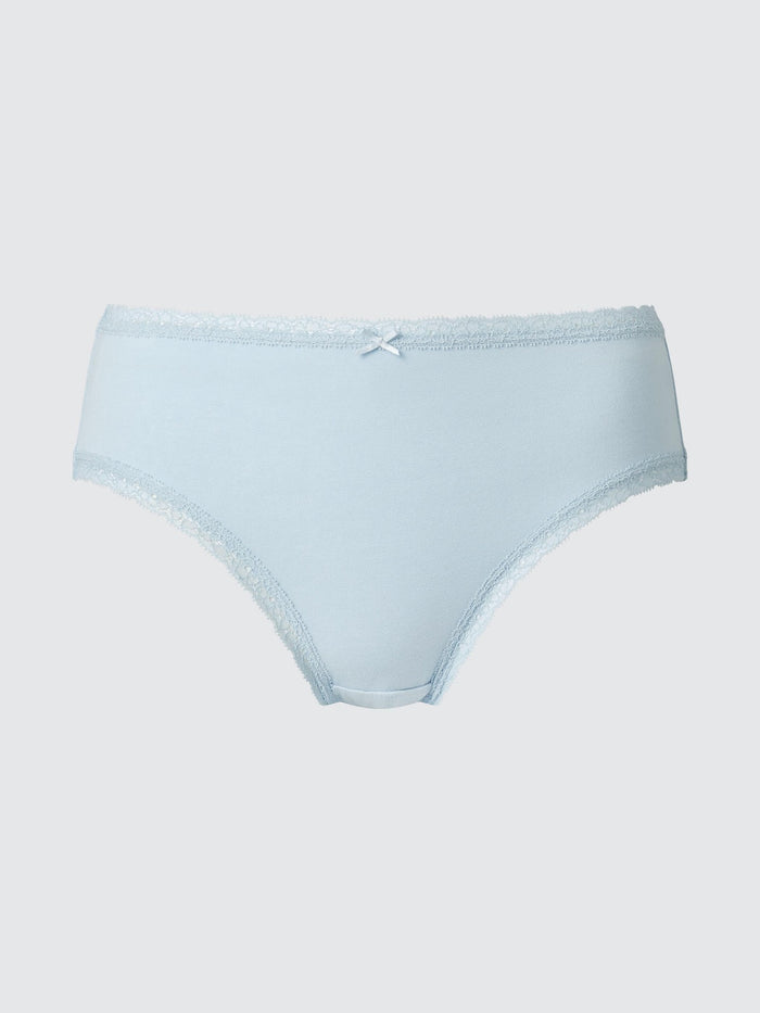 UNIQLO Bikini Briefs | Lace 60 LIGHT BLUE #color_UNIQ 60 LIGHT BLUE