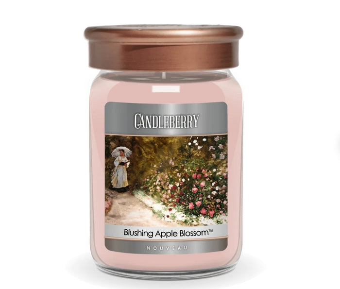 Blushing Apple BLossum Large Jar Candle