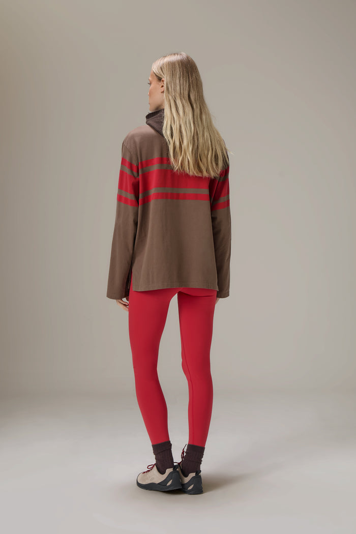Boardwalk Long Sleeve Tee in Brown