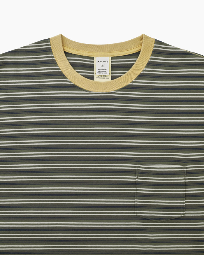 Border S/S Tee Bark