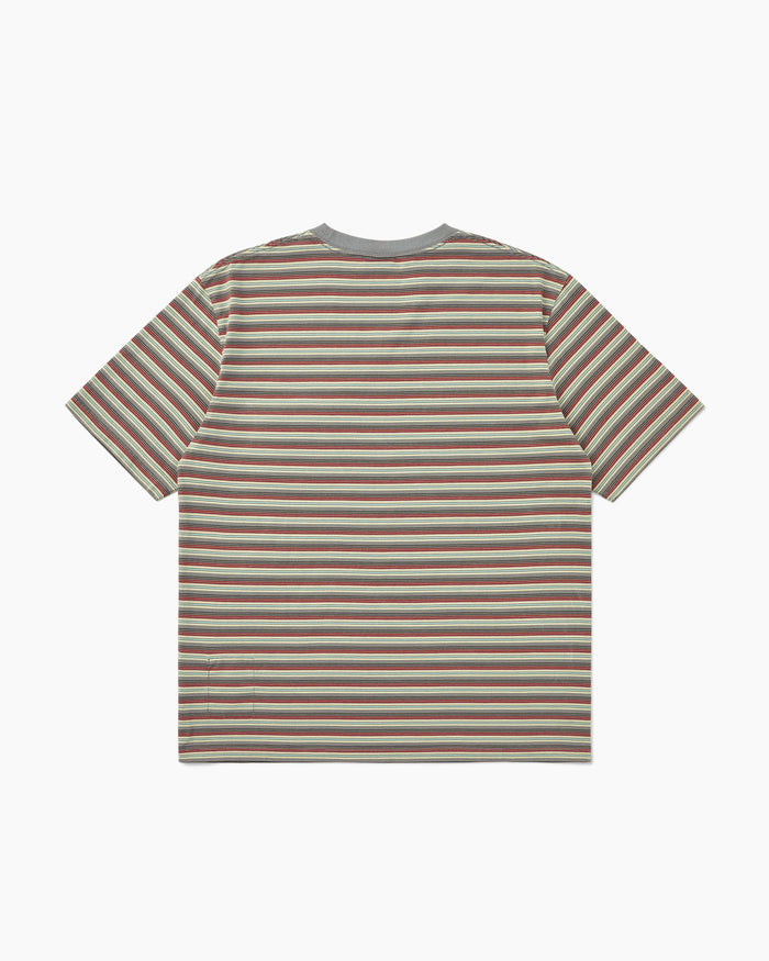 Border S/S Tee Grey