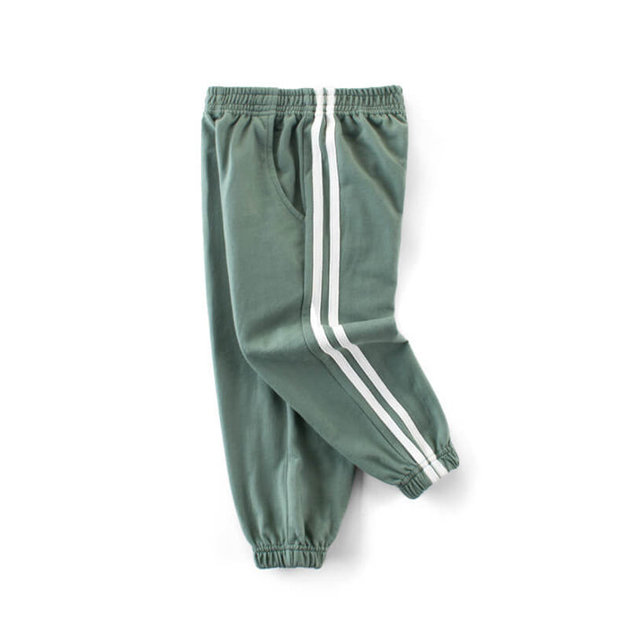 Boys Cotton Sweatpants | Boys Elastic Waist Sweatpants