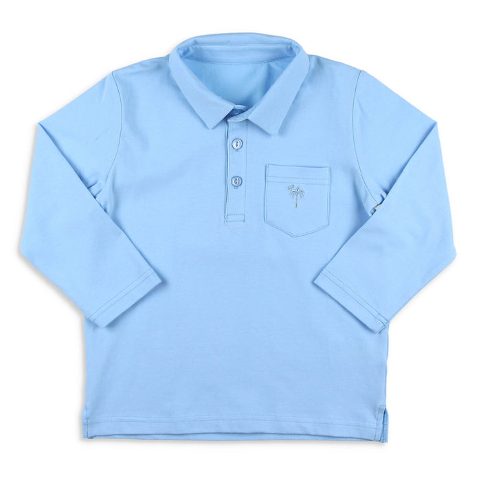 Boys Polo - Blue Lagoon