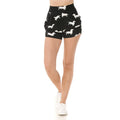 Buttery Soft Dachshund Print High-Waist Harem Shorts with Pockets