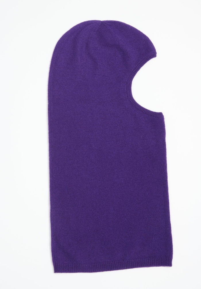 UNI 9 Cagoule en cachemire violet
