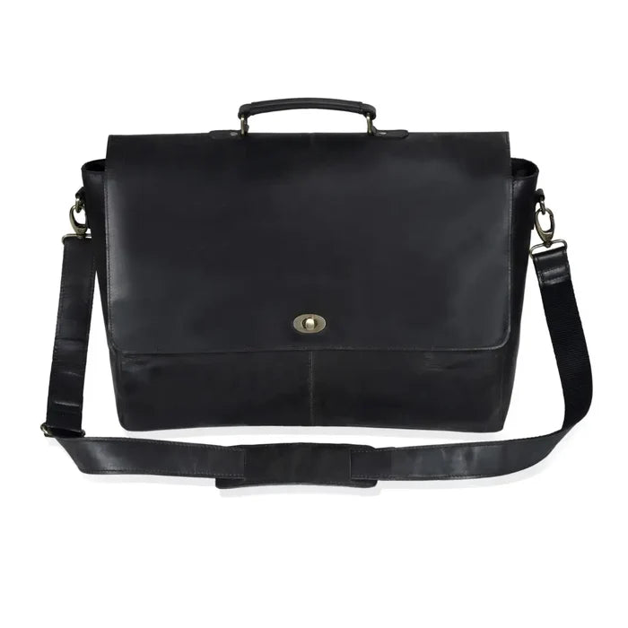 Captain Lawyer Leather Messenger Bag