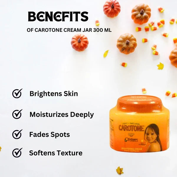 Carotone Cream Jar – 300 ml pack of 4