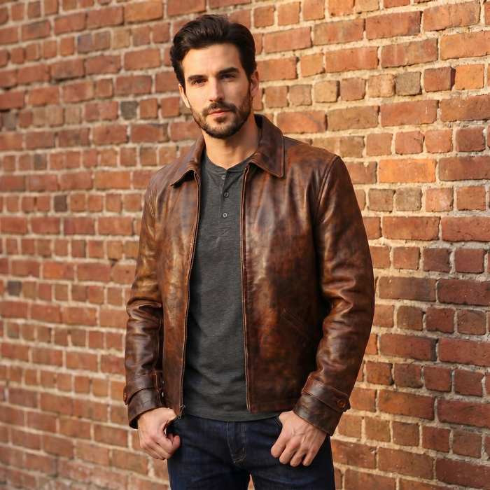 XS / Brown / Leather