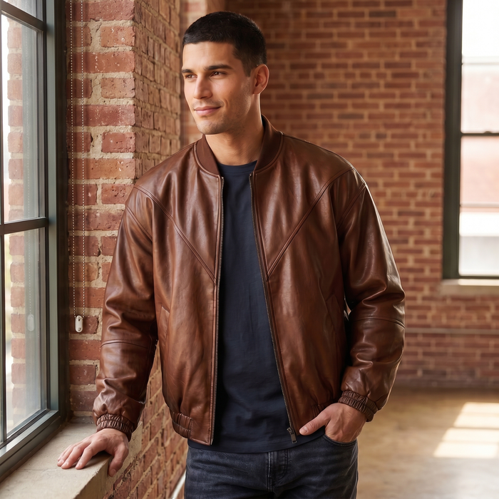 XS / Brown / Leather