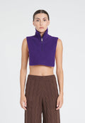 ZAYA 1 Snood en cachemire 4 fils violet