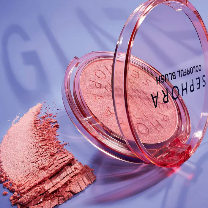 Colorful Blush and Highlighter Glaze