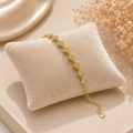 Crystal Blossom Armband Weiss