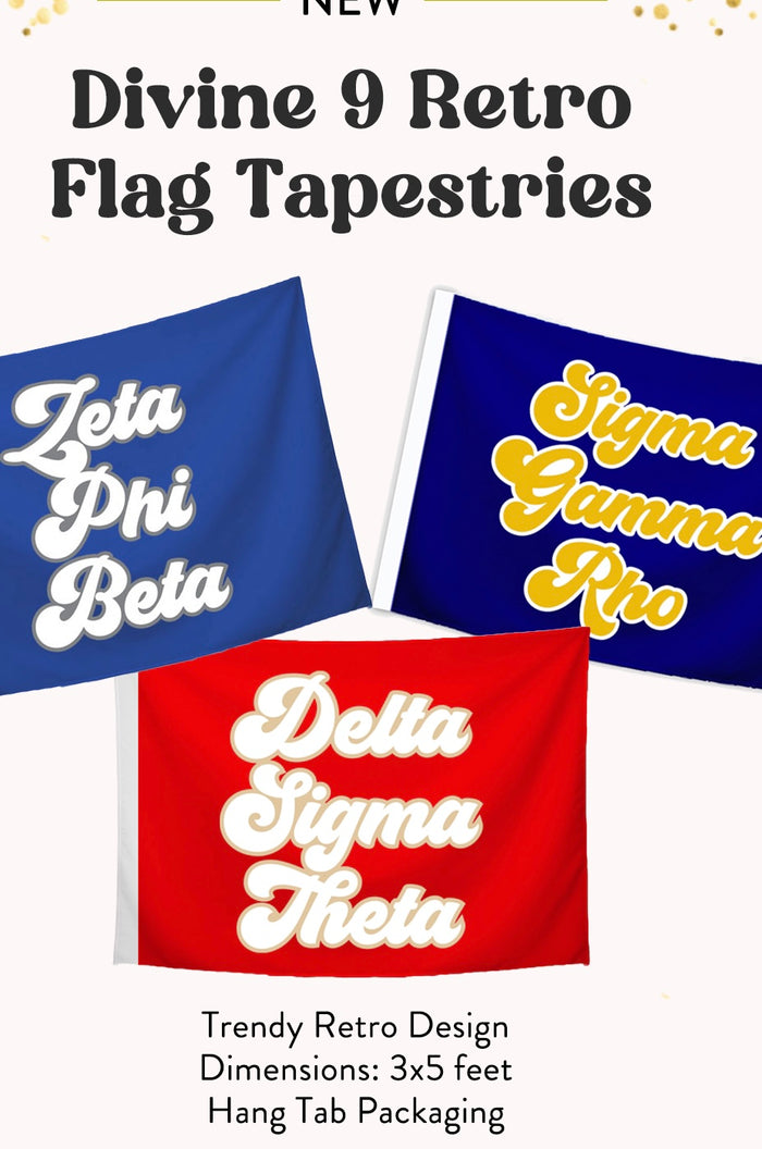D9 - Sorority 3' x 5' Letter Flag