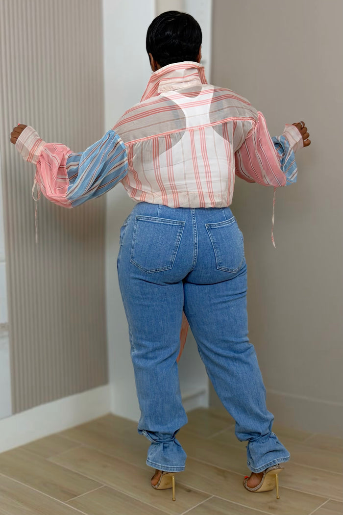 Darla “Denim Behavior” Drawstring Jeans 4311
