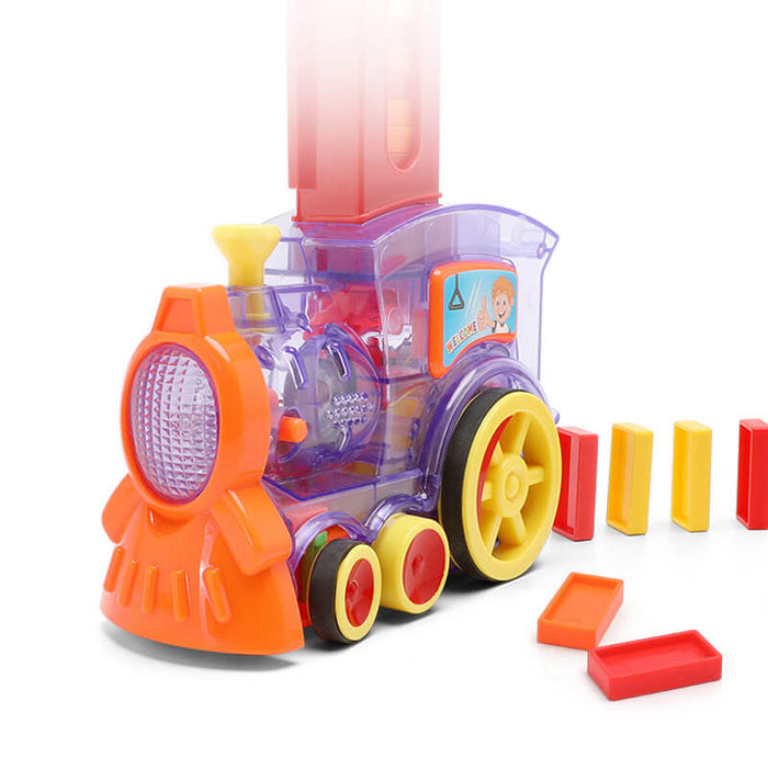 Domino Train Toy With Dominoes | Automatic Domino Train Toy For Kids