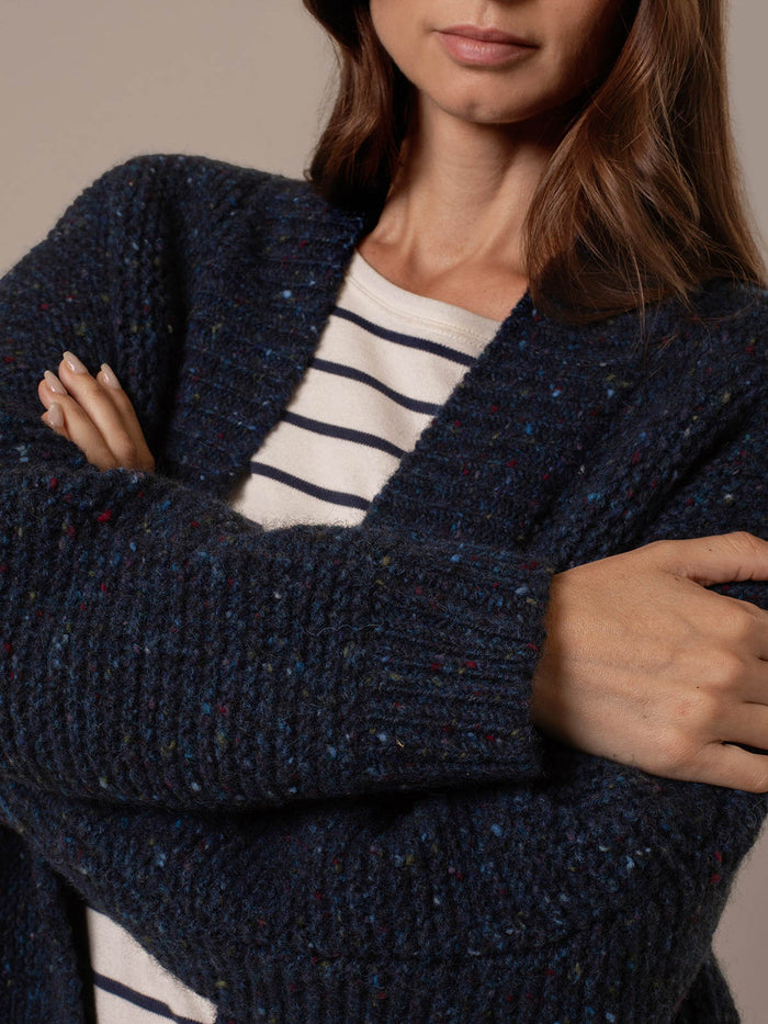 Donegal Garter Stitch Cardigan