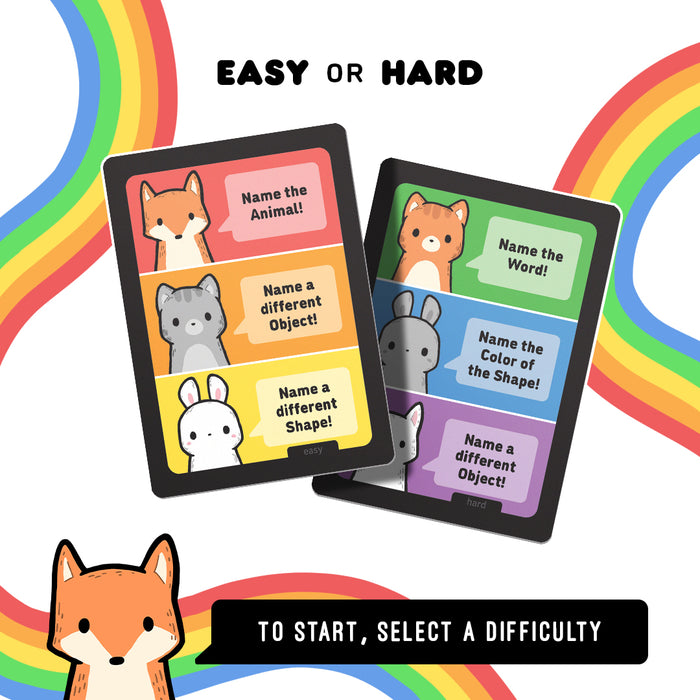 Don't Trip How to Play: Select either Easy or Hard difficulty.