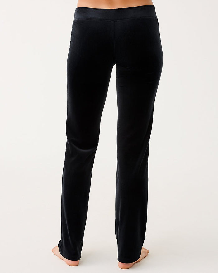 Lilly Pulitzer - Dorsey Velour Pant - Noir