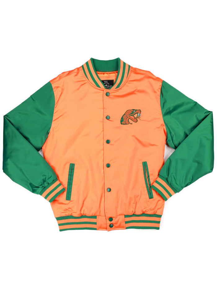 FAMU - Satin Baseball Jacket (Unisex Fit)