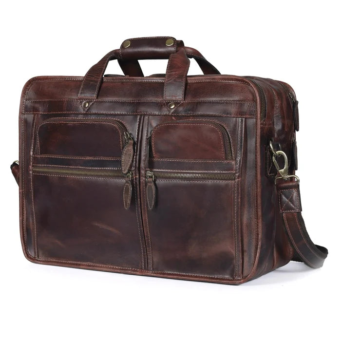 Farm Premium Buffalo Leather Duffle Combo Set