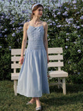 【Final Sale】Avayah Bow Smocked Slip Dress