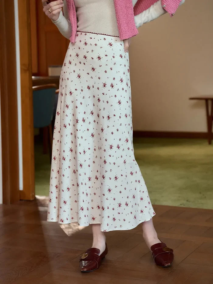 【Final Sale】Elia Rose Printing Skirt