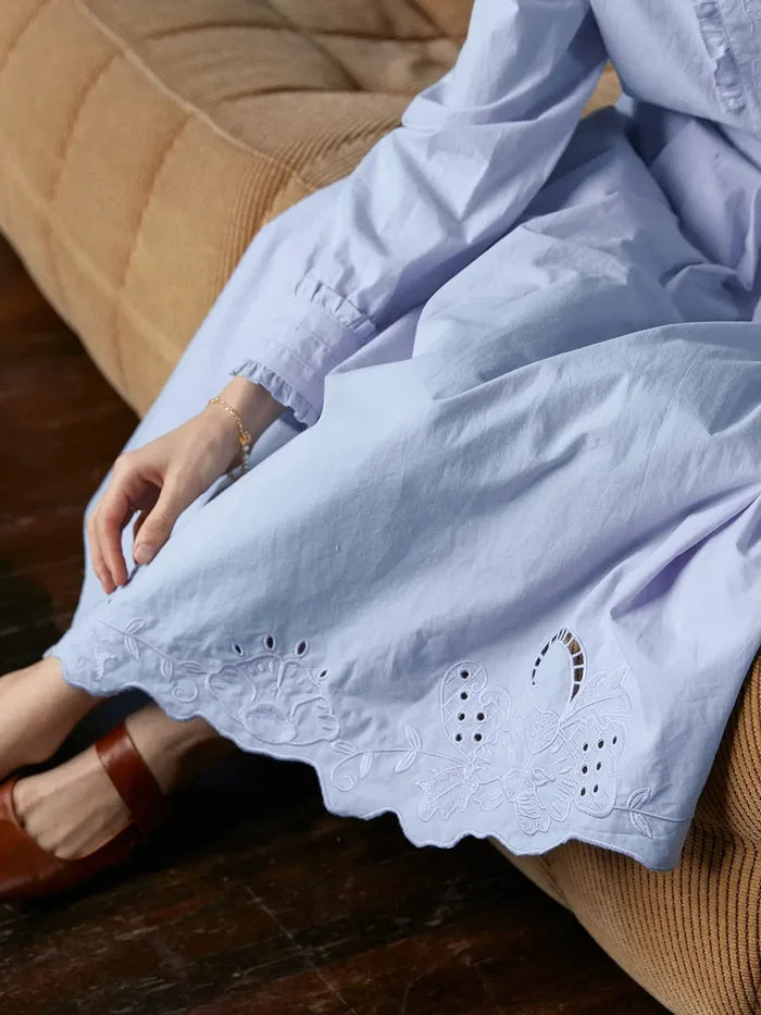 【Final Sale】Kassidy Hollow 100% Cotton Skirt