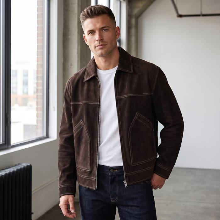 XS / Brown / Suede