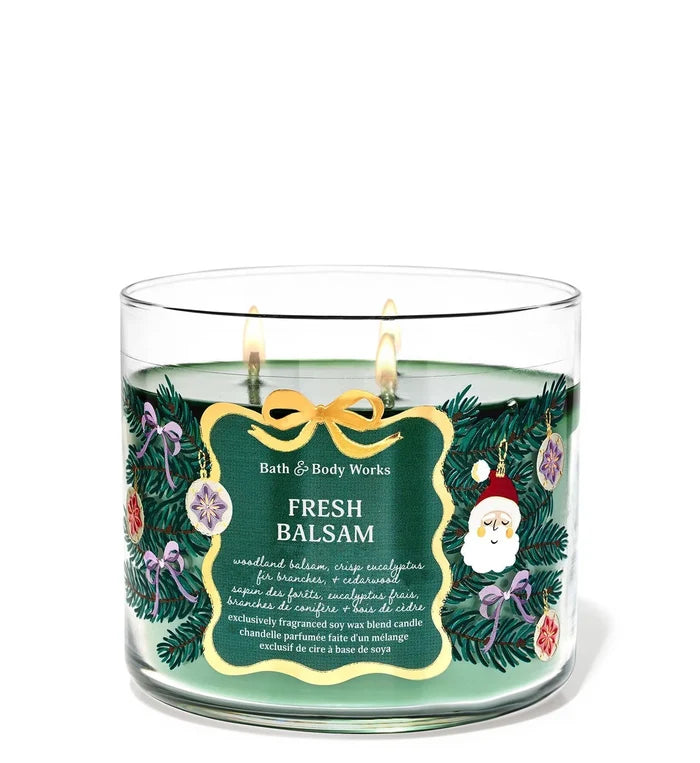 Fresh Balsam 3-Wick Candle