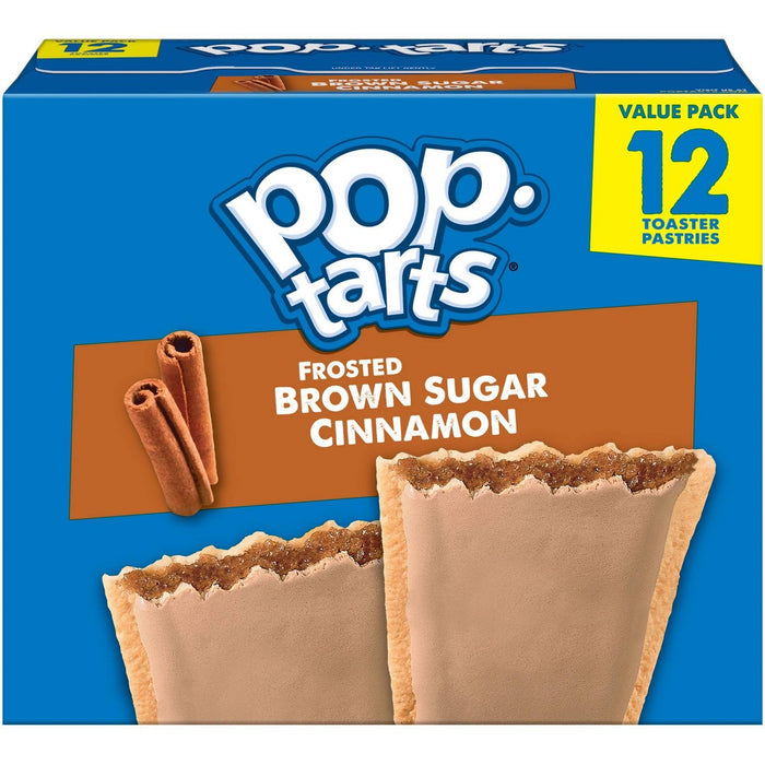 Pop-Tarts Frosted Brown Sugar Cinnamon 12 ct 20.31 oz vista frontal
