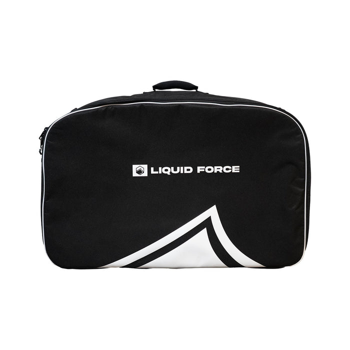 Front view of the FuseLock Foil Set Bag with white logo graphic on a black exterior.