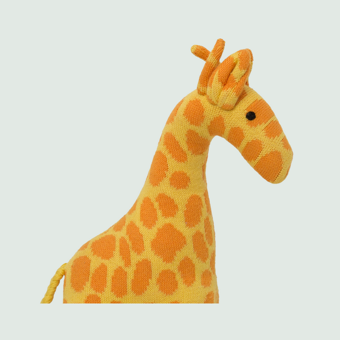 Giraffe Hand Knitted Stuffed/Plush/Soft Toy | 100% Premium Cotton