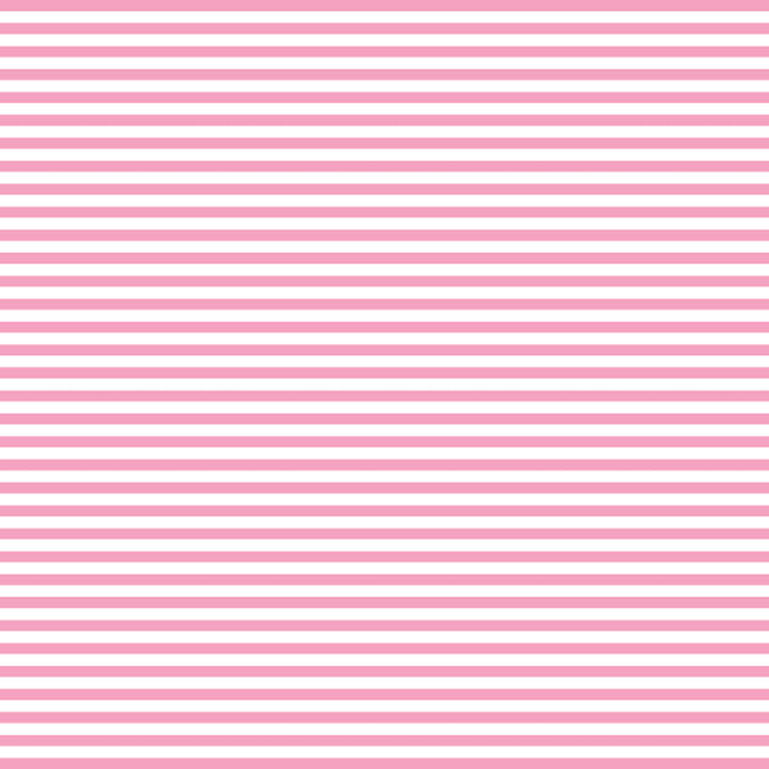 Girls Ruffle Neck Top - Pink Stripe