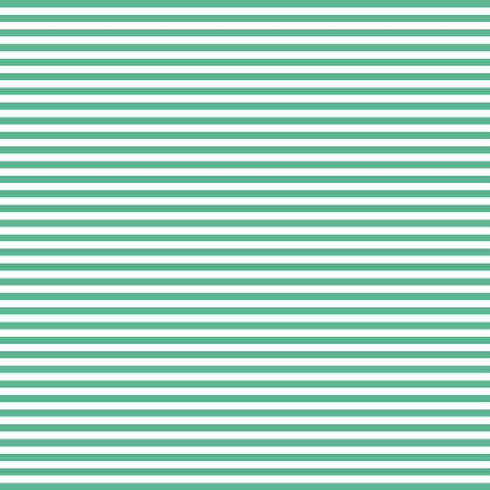 Girls Scallop Leggings - Green Stripe