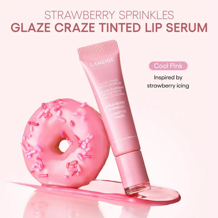 Glaze Craze Donut Delight Hydrating Tinted Lip Serum Duo