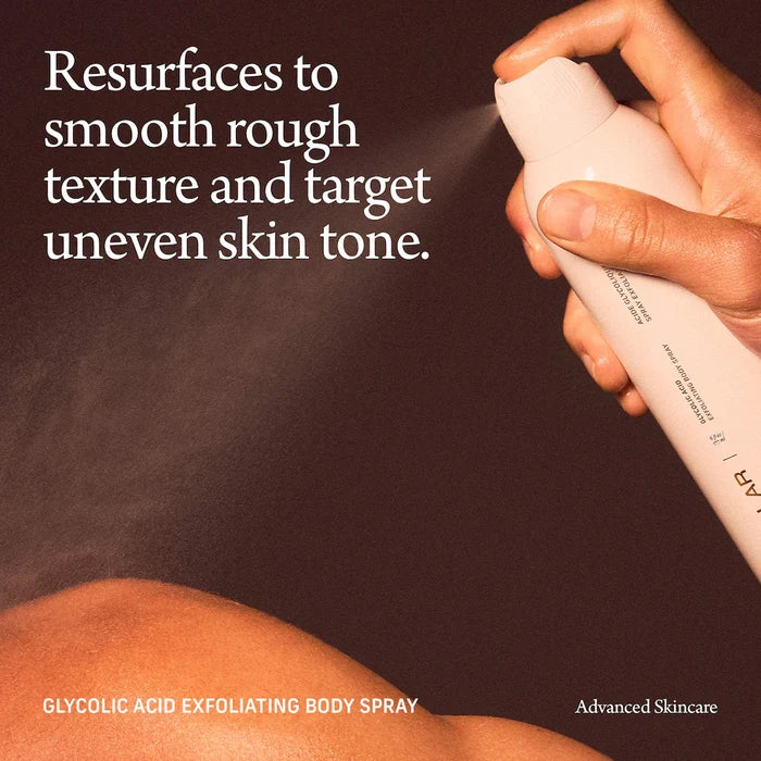 Glycolic Acid Exfoliating Body Spray for Smooth, Even Skin