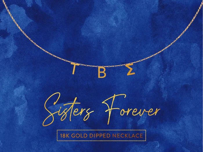 Greek Name Necklace - MGC, Music and Service Greeks